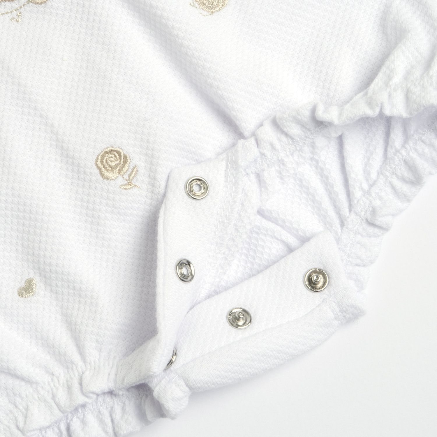 Pagliaccetto elegante, in cotone, apertura sulla schiena e a patello - Chicco