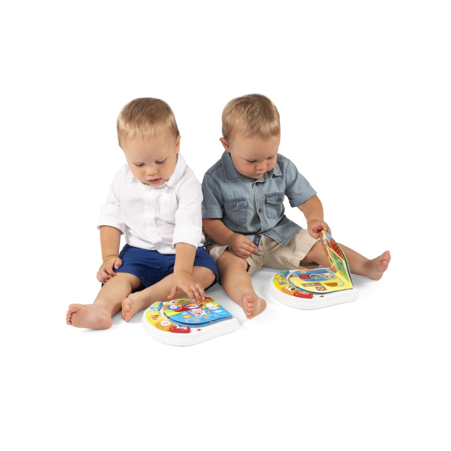 Libretto elettronico interattivo per bambini – impara animali, numeri e forme -6m+ - chicco - Chicco