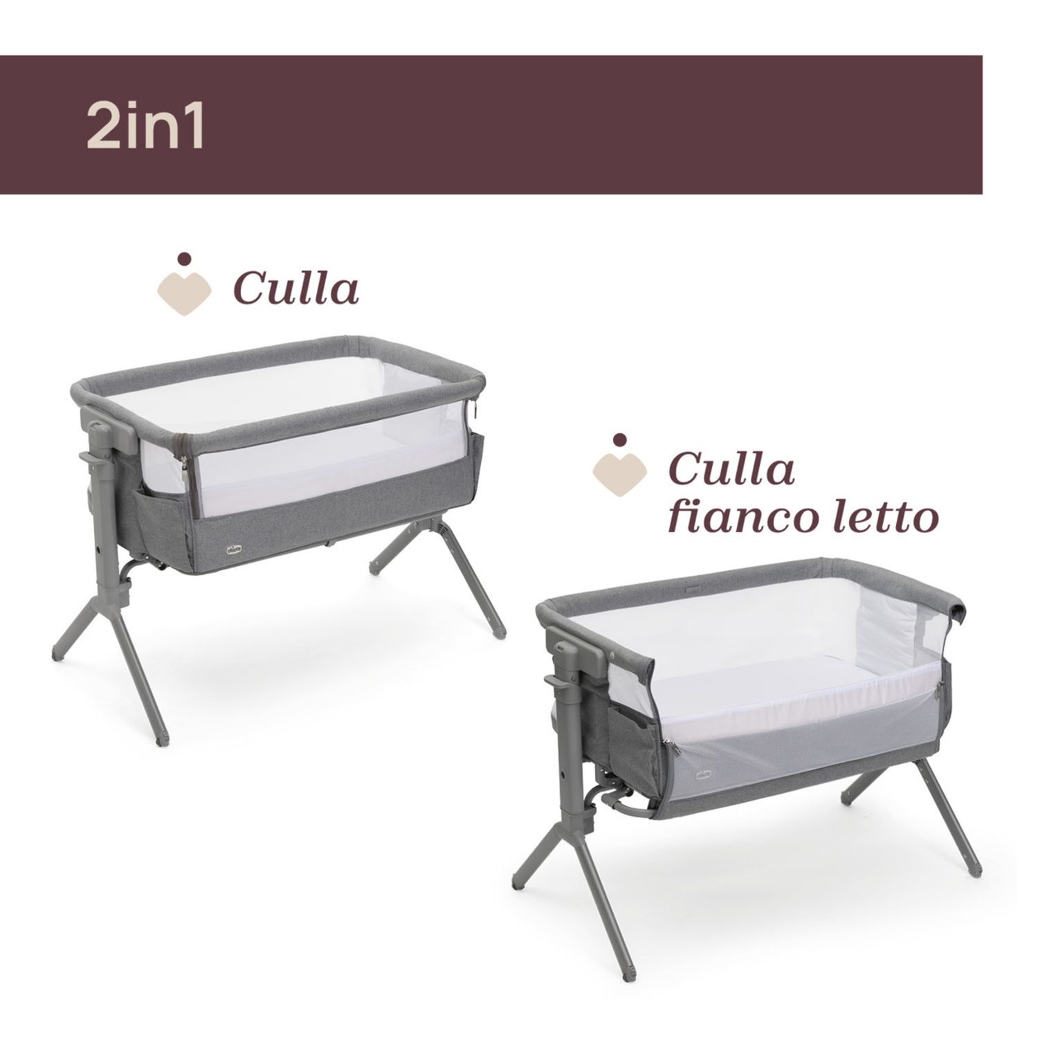 Culla next2me armonia steel - chicco - Chicco