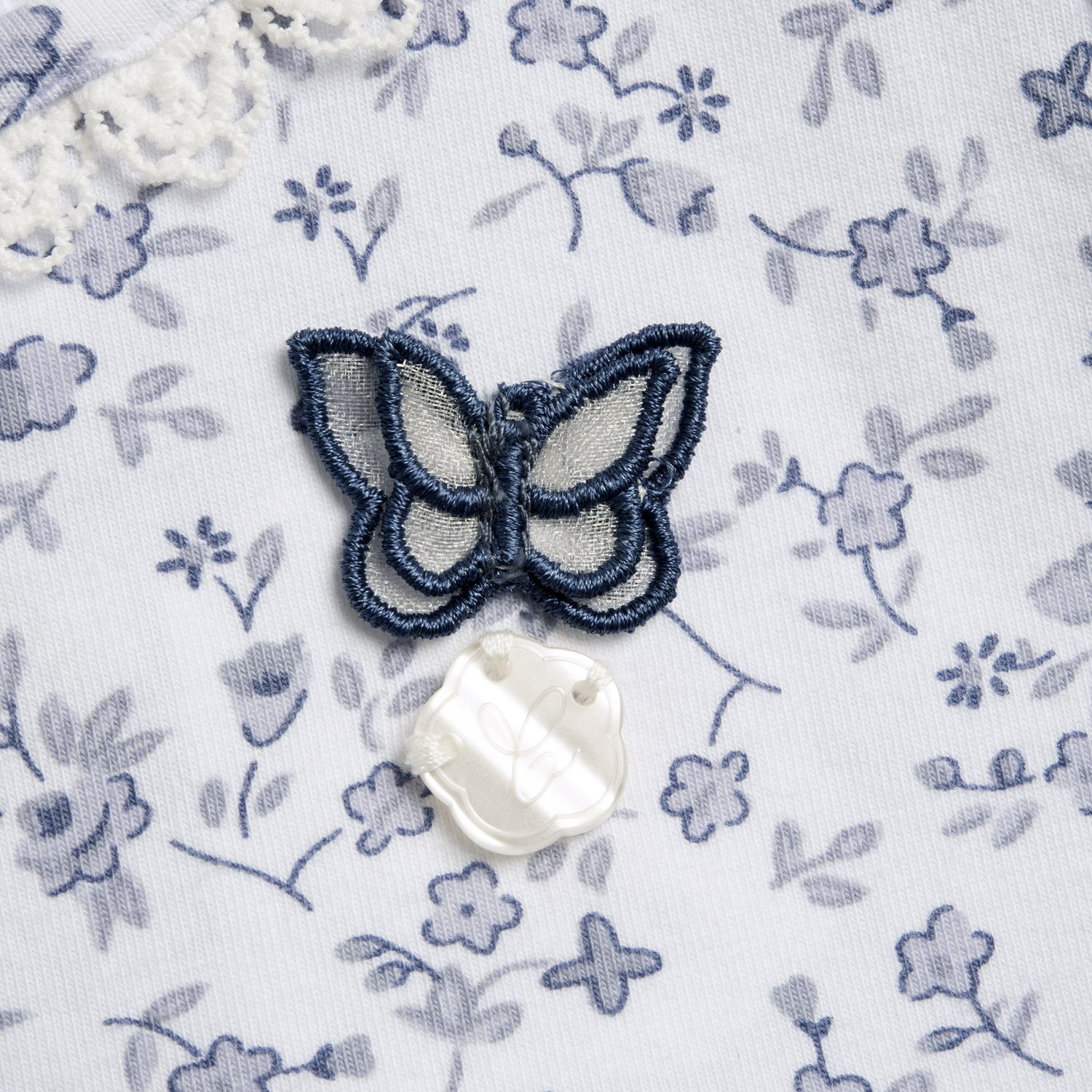 Pagliaccetto elegante, in cotone, apertura sulla schiena e a patello - Chicco