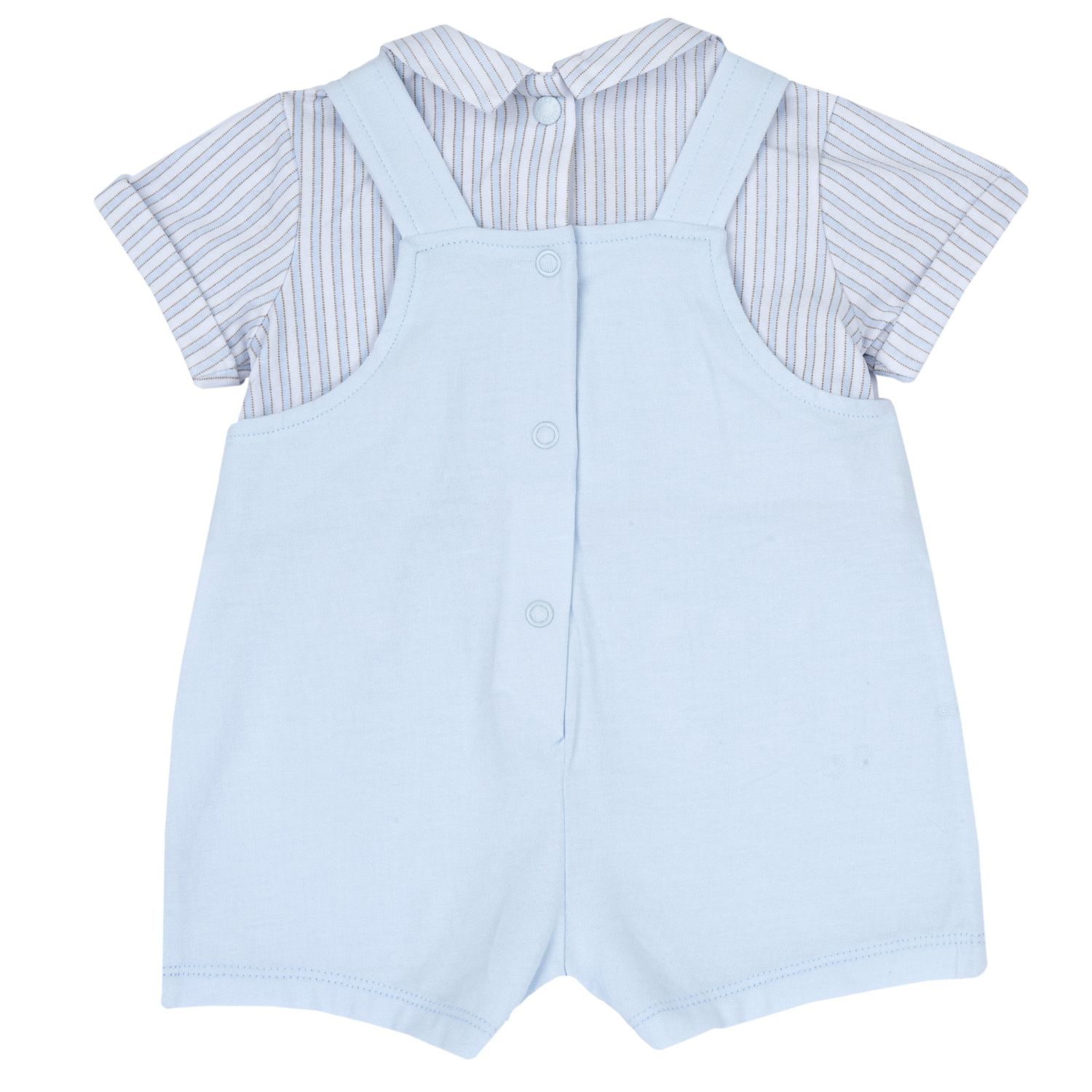 Pagliaccetto elegante, in cotone, apertura sulla schiena e a patello - Chicco