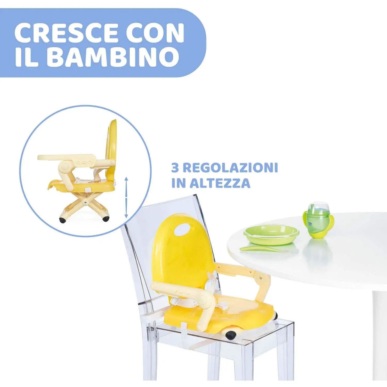 Rialzo sedia pocket snack saffron - chicco - Chicco