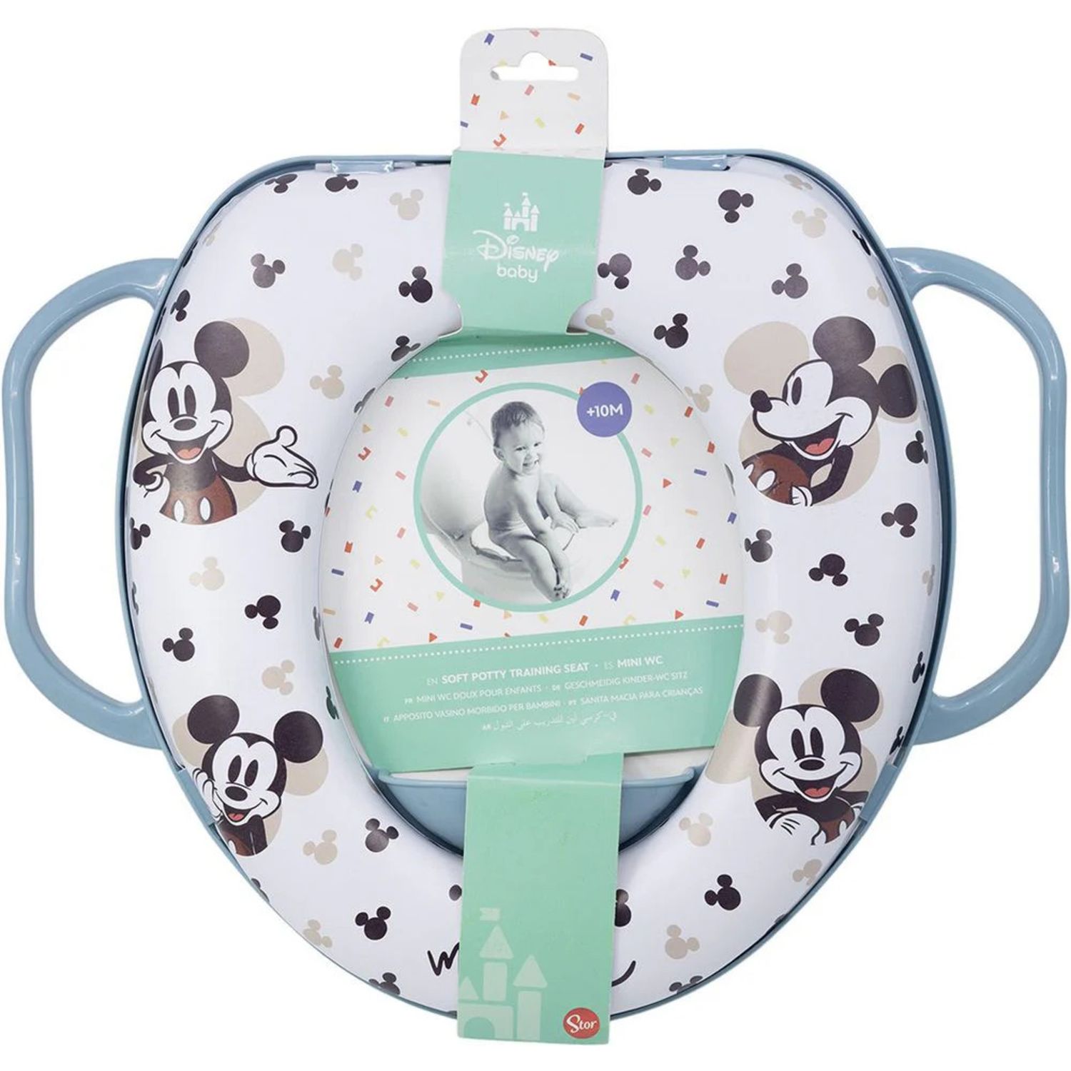 Riduttore wc morbido con maniglie mickey - Disney