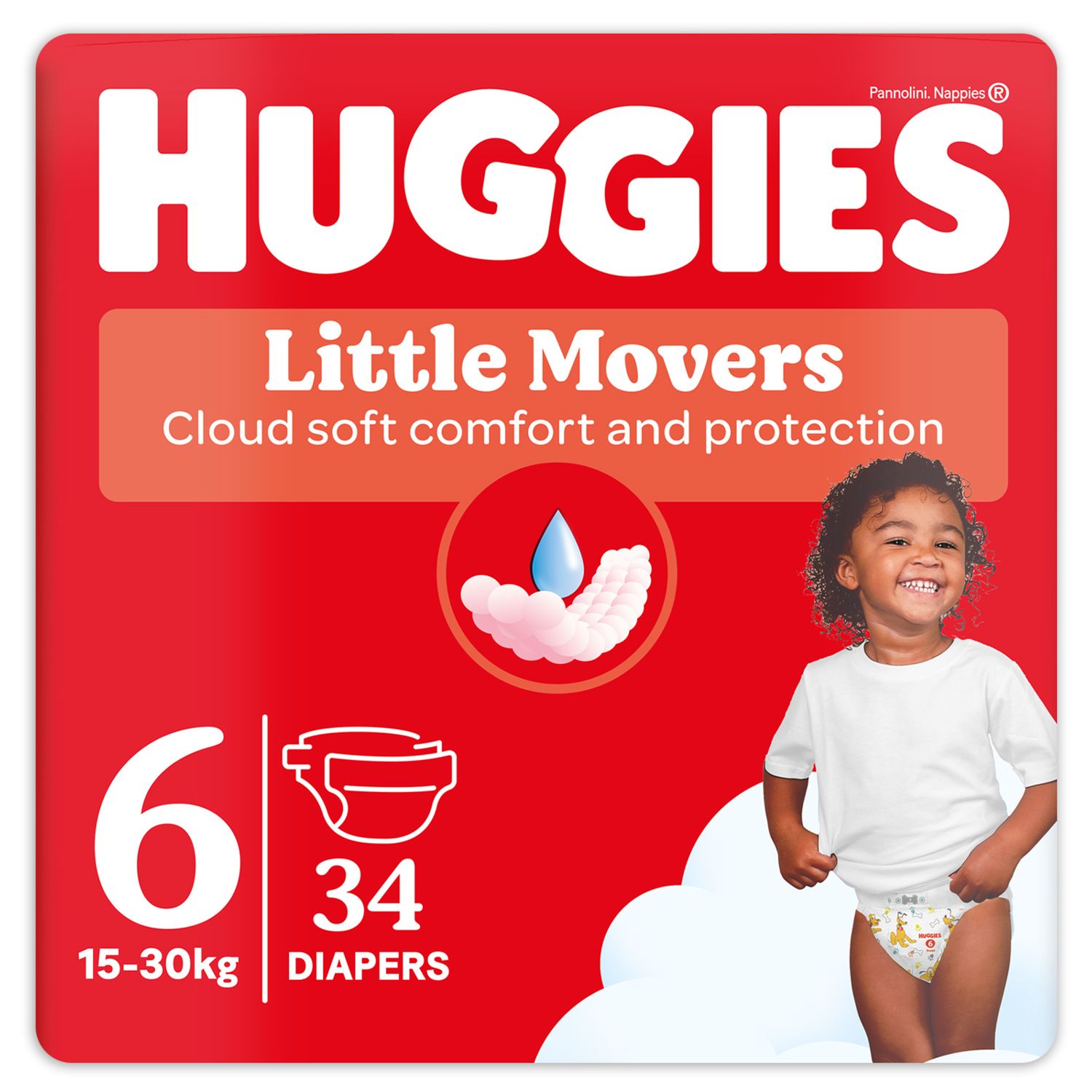 Pannolini little movers tg.6 – 34 pezzi – huggies - Huggies