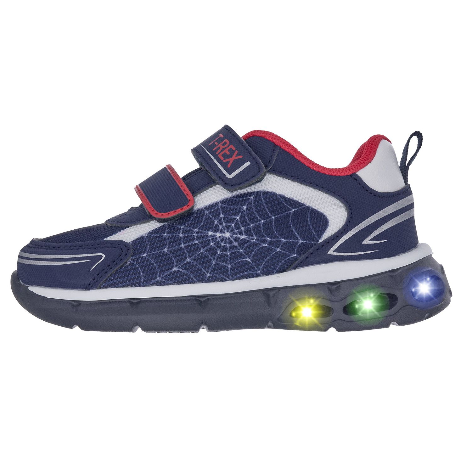 Sneaker con luci colorate nella suola e doppio strappo - Chicco
