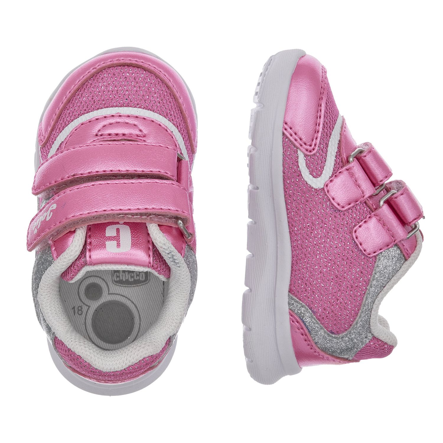 Sneaker con suola leggera e doppio strappo - Chicco