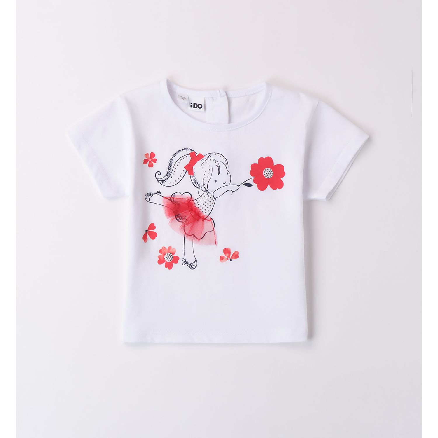 Tee shirt bianca bimba - IDO