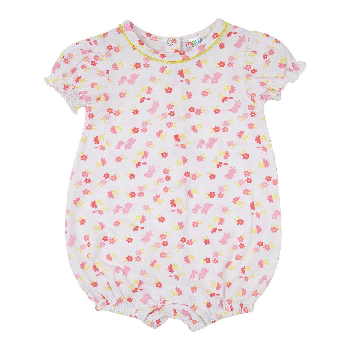 Pagliaccetto jersey bimba fiorellini - Mawi