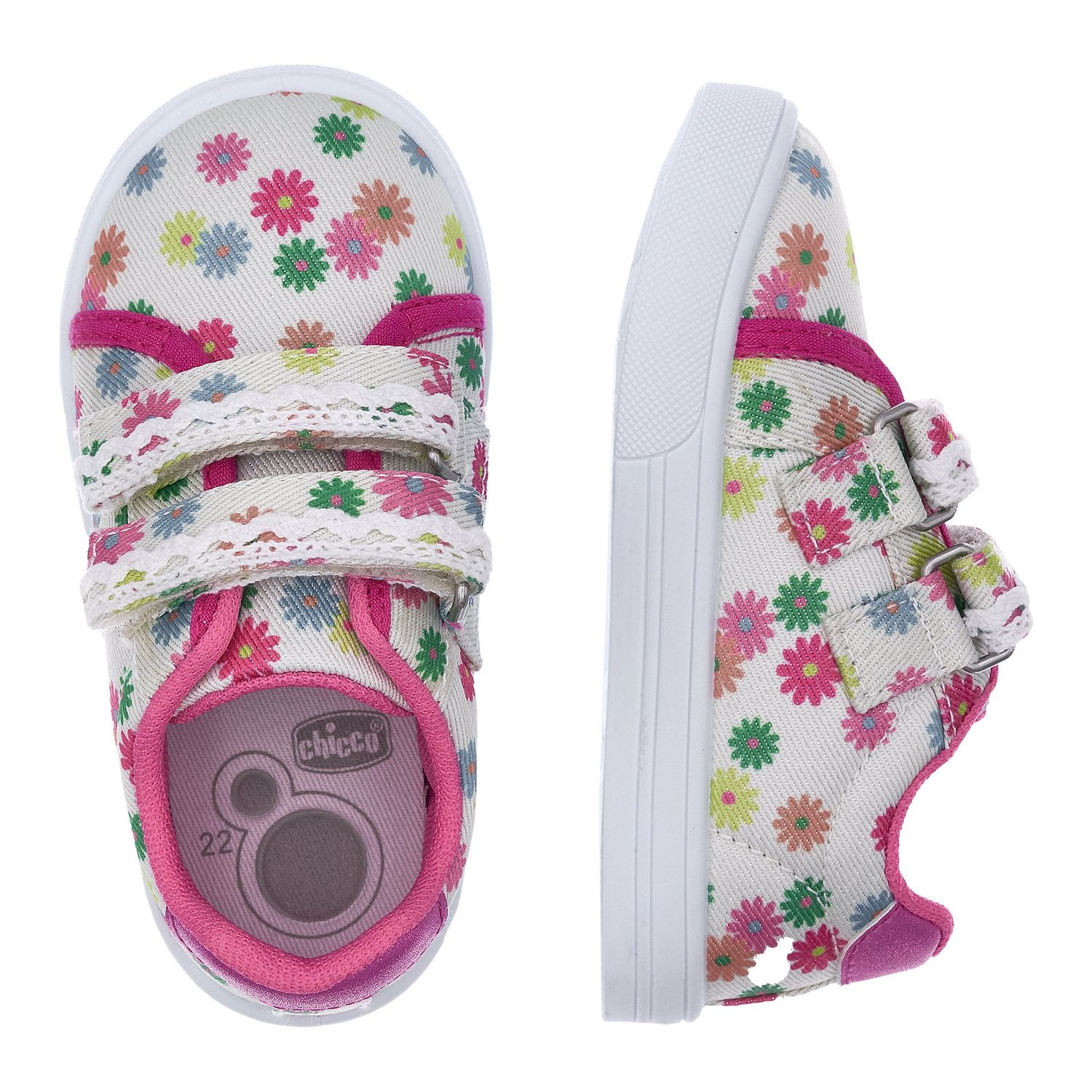 Sneaker bimba con doppio strappo - Chicco