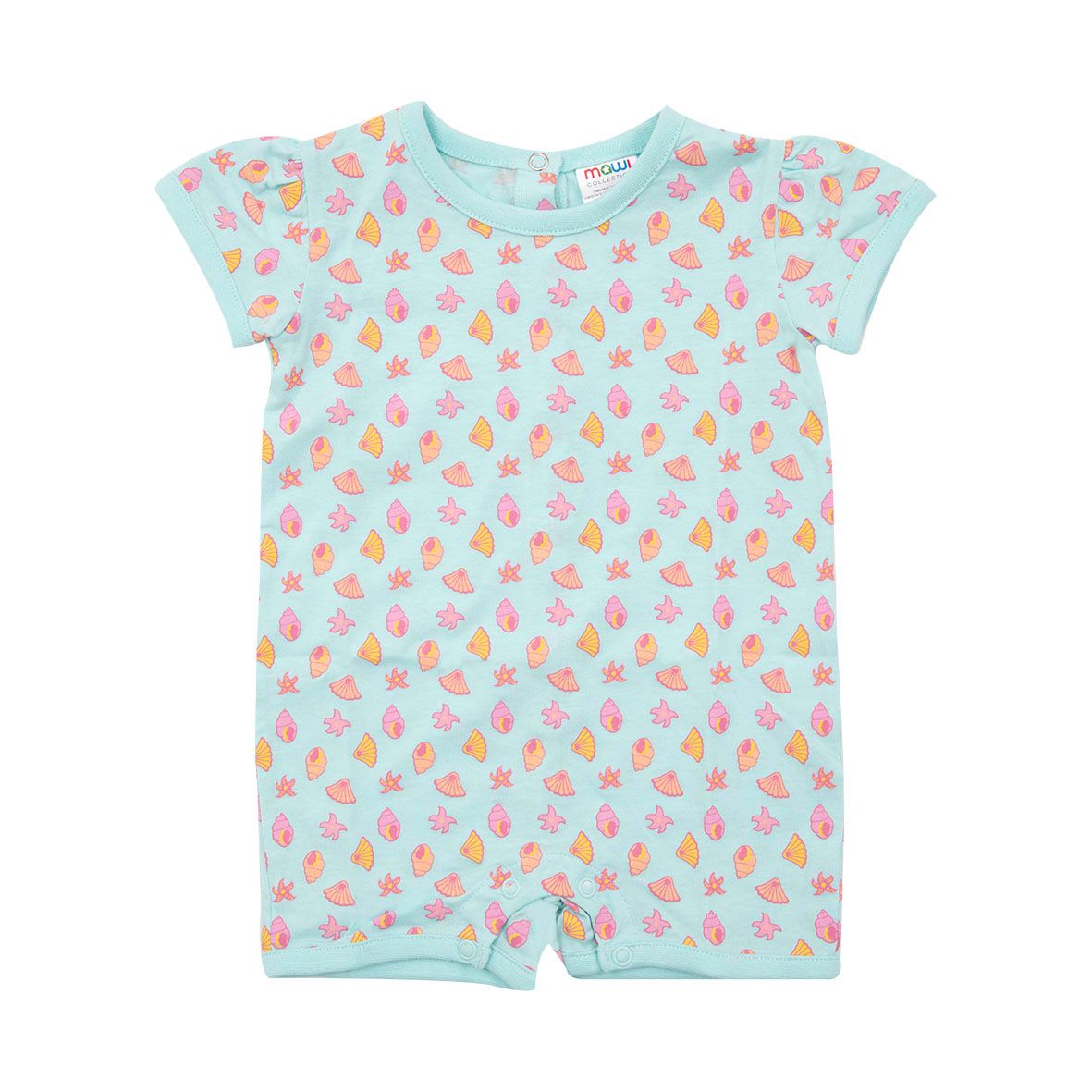 Pigiama intero bimba conchiglie azzurro - Mawi