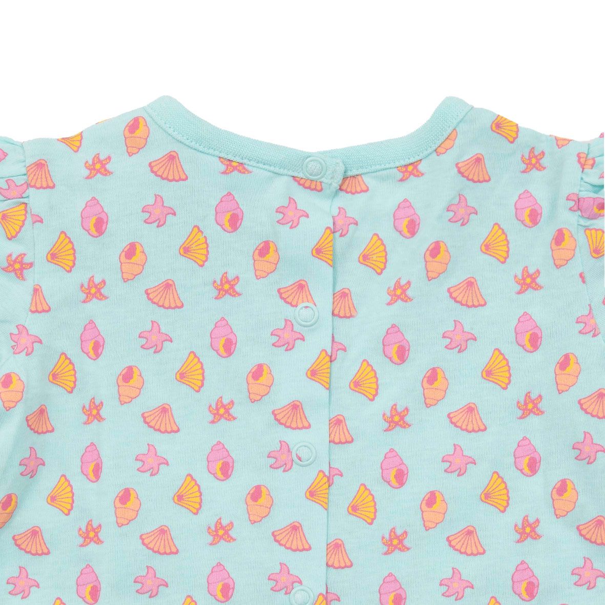 Pigiama intero bimba conchiglie azzurro - Mawi