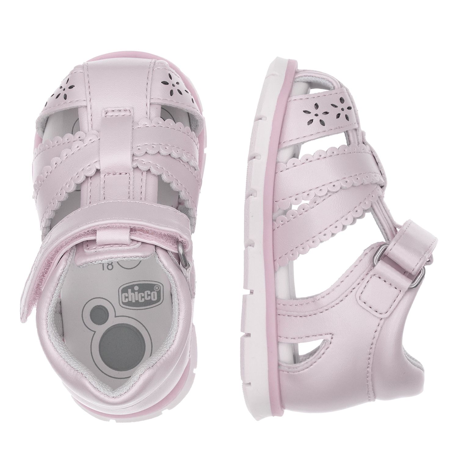 Sandalo bimba ragnetto con strappo - Chicco