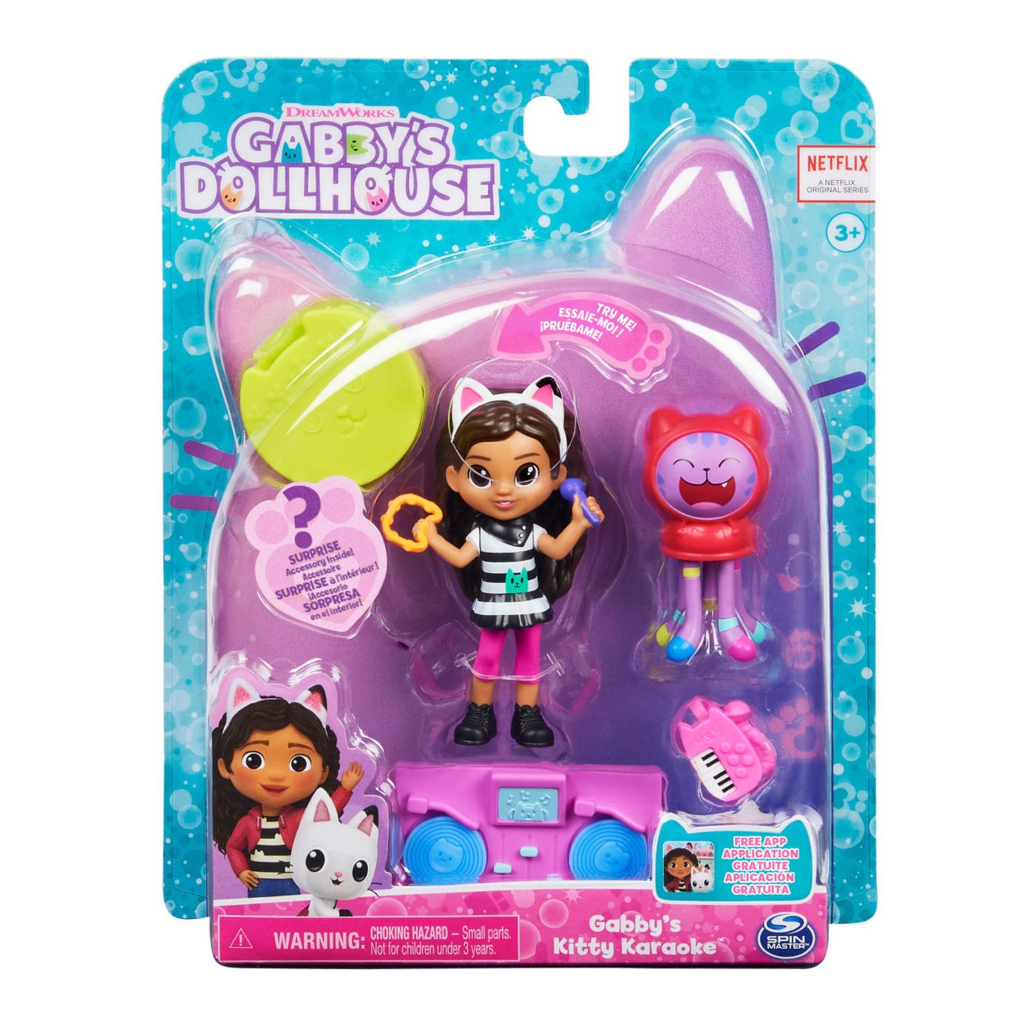 Gabby’s dollhouse art studio – set con 2 personaggi, accessori e sorpresa - Gabby