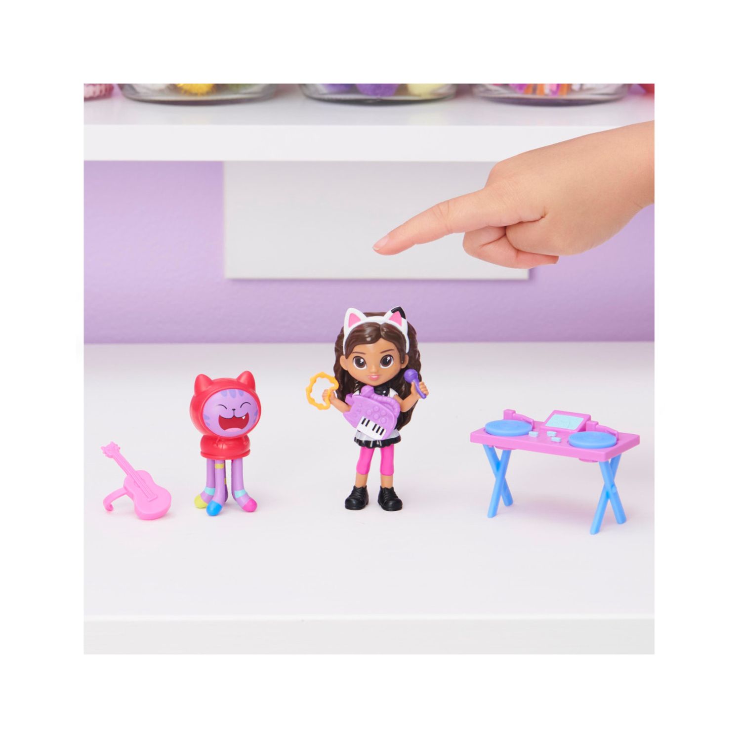 Gabby’s dollhouse art studio – set con 2 personaggi, accessori e sorpresa - Gabby