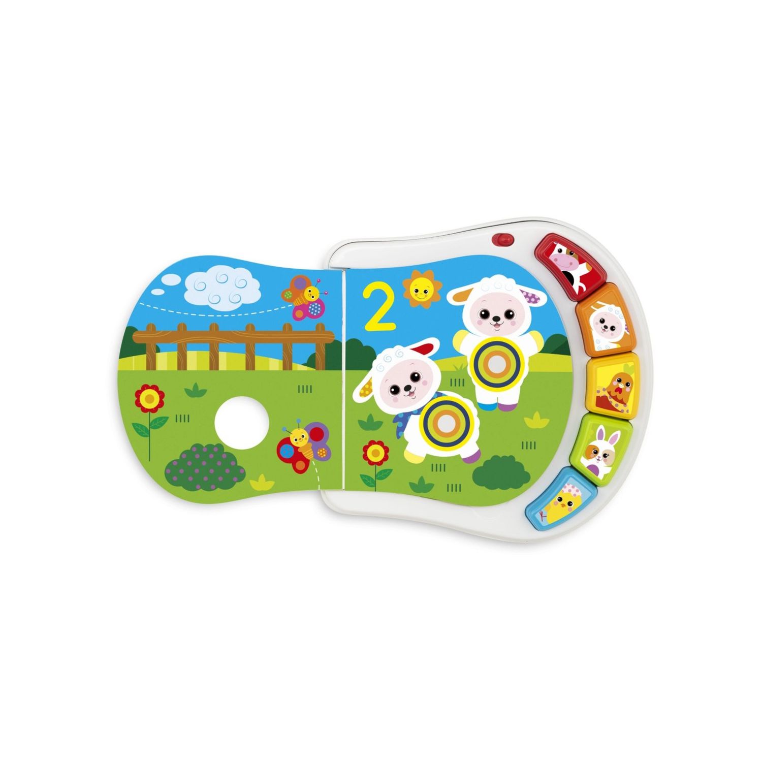 Libretto elettronico interattivo per bambini – impara animali, numeri e forme -6m+ - chicco - Chicco