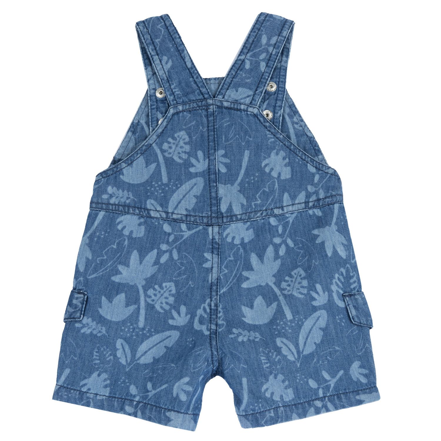 Salopette in cotone, effetto denim - Chicco
