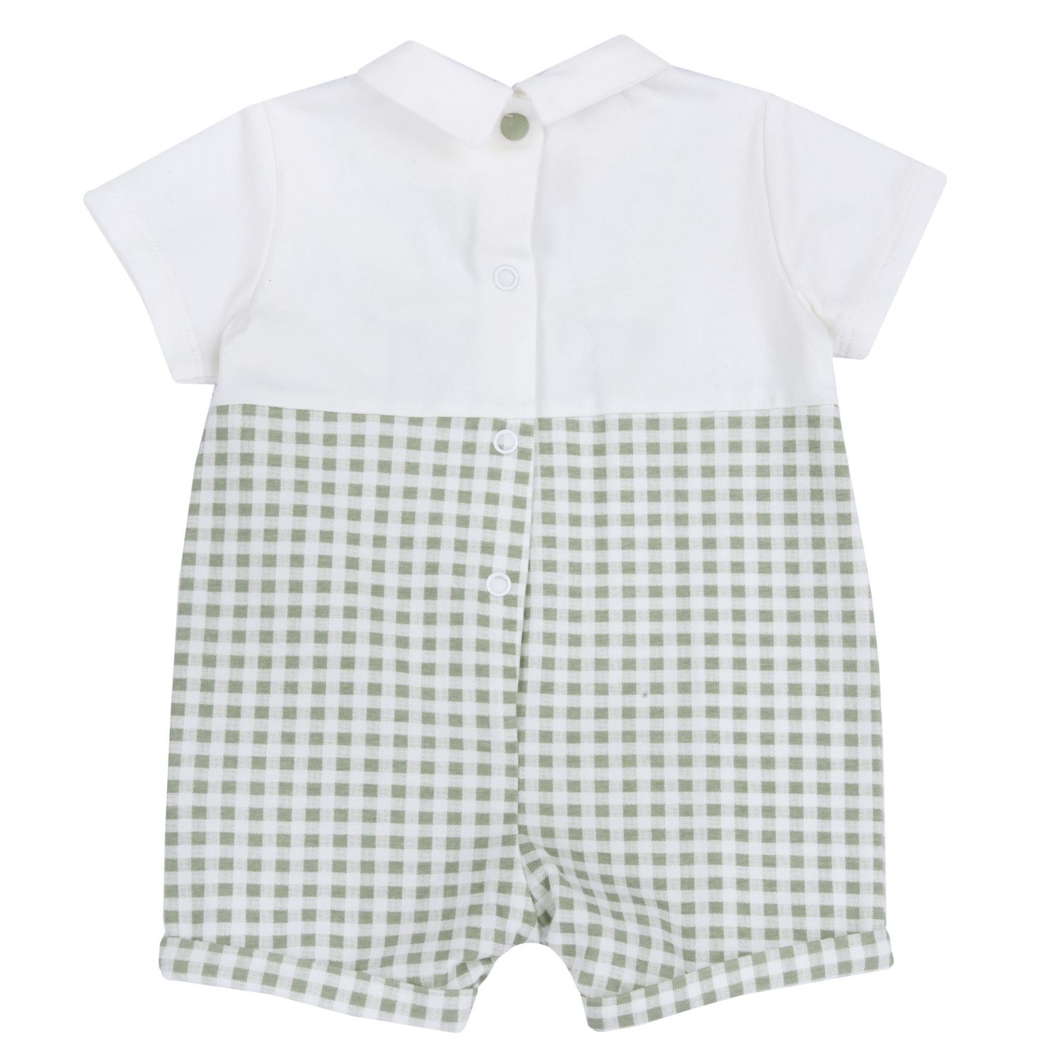 Pagliaccetto elegante, in cotone, apertura sulla schiena e a patello - Chicco