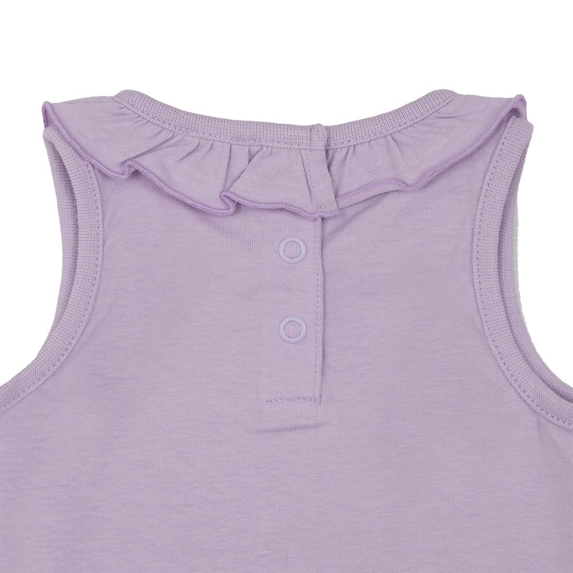 Set jersey due pezzi canotta + short bimba lilla/rosa - Mawi