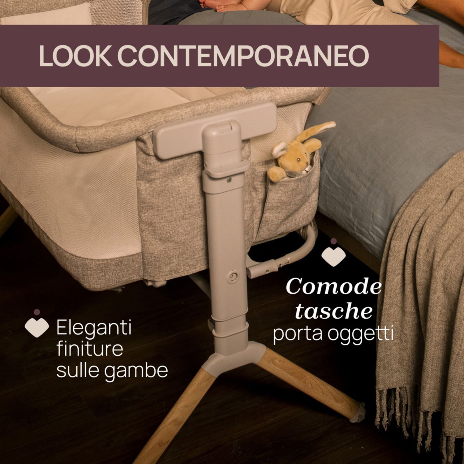 Culla next2me armonia motherpearl - chicco - Chicco