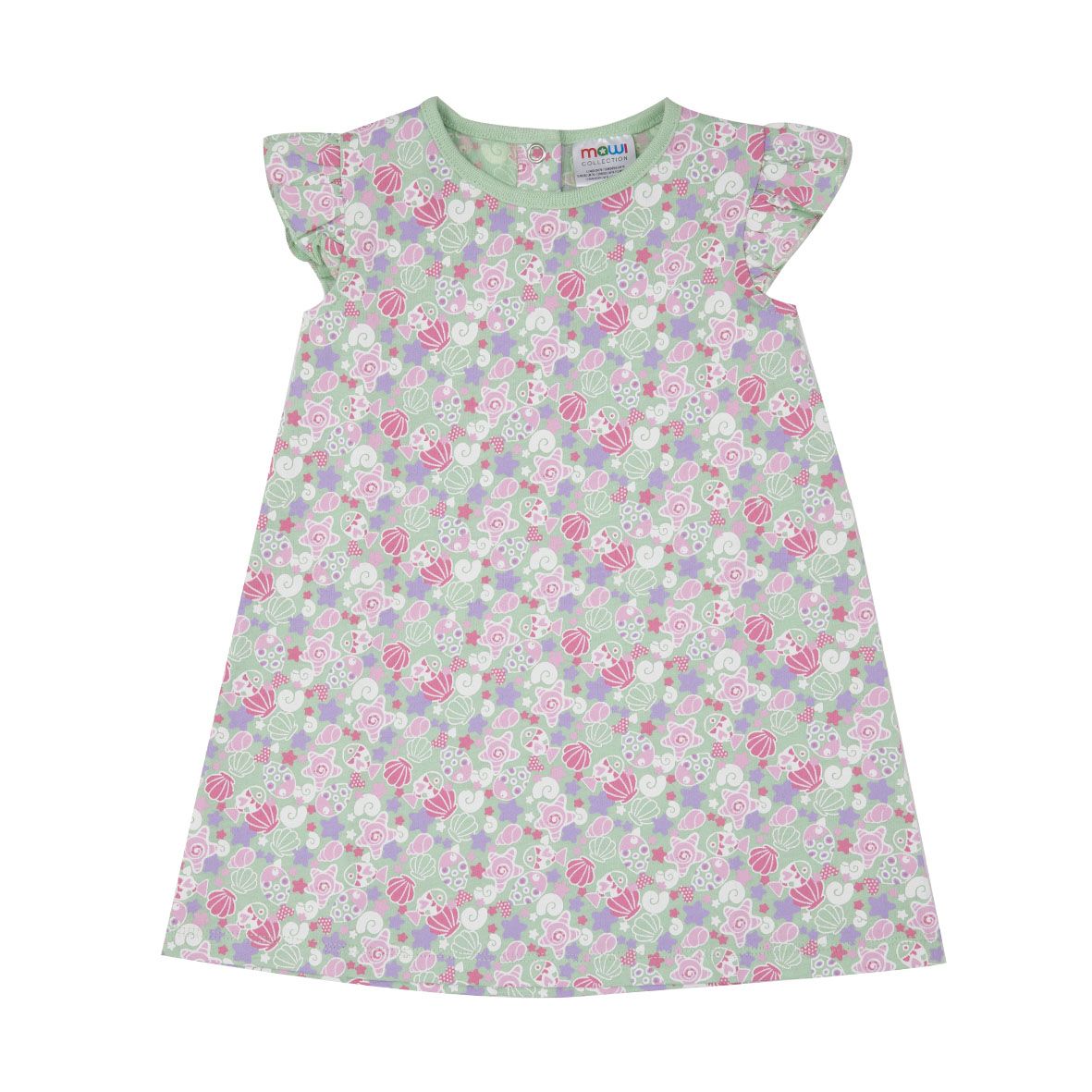 Abito jersey bimba verde chiaro stampato - Mawi