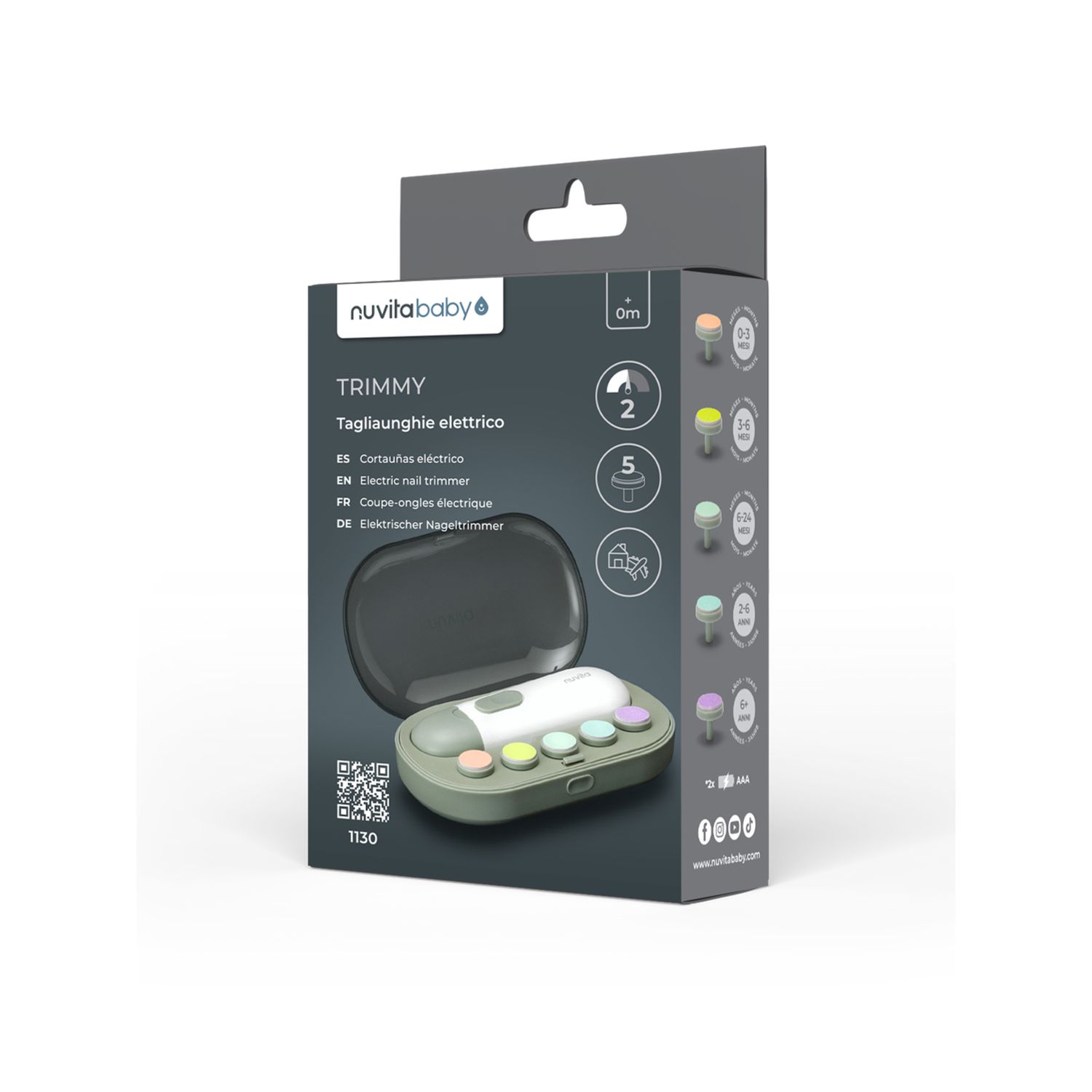 Trimmy  tagliaunghie elettrico 1130 - nuvita - Nuvita