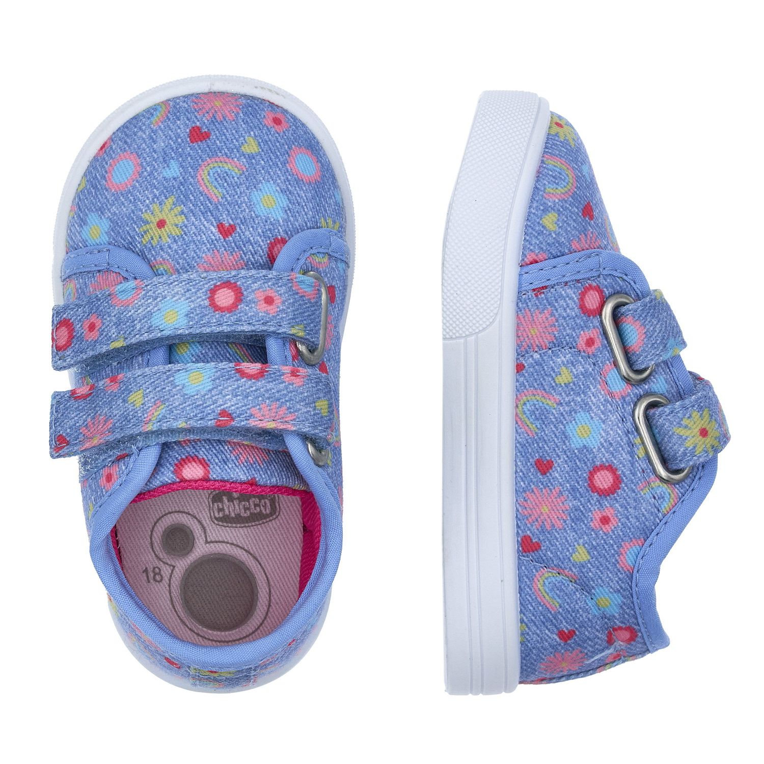 Sneaker bimba con doppio strappo - Chicco