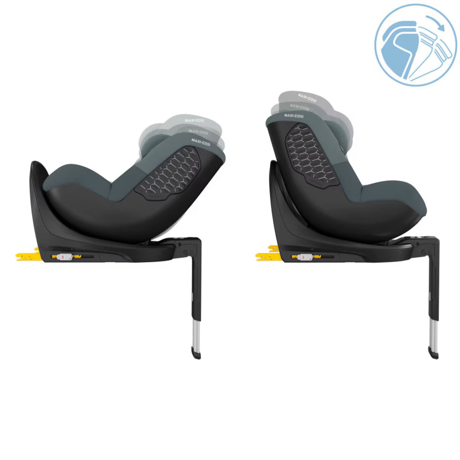 Seggiolino mica 360 s tonal graphite 40-105 cm (base integrata) - maxi cosi - Maxi Cosi