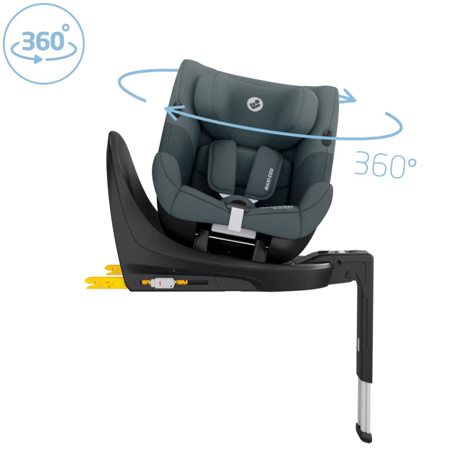 Seggiolino mica 360 s tonal graphite 40-105 cm (base integrata) - maxi cosi - Maxi Cosi
