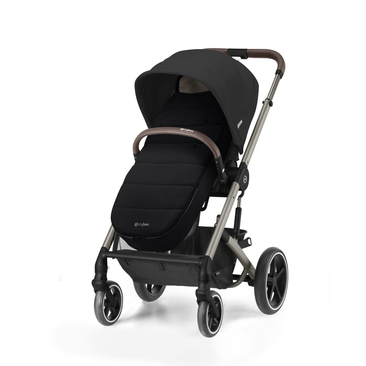 Trio balios s lux blk moon black nav cots cloudg pls blk+adatt. - cybex - Cybex