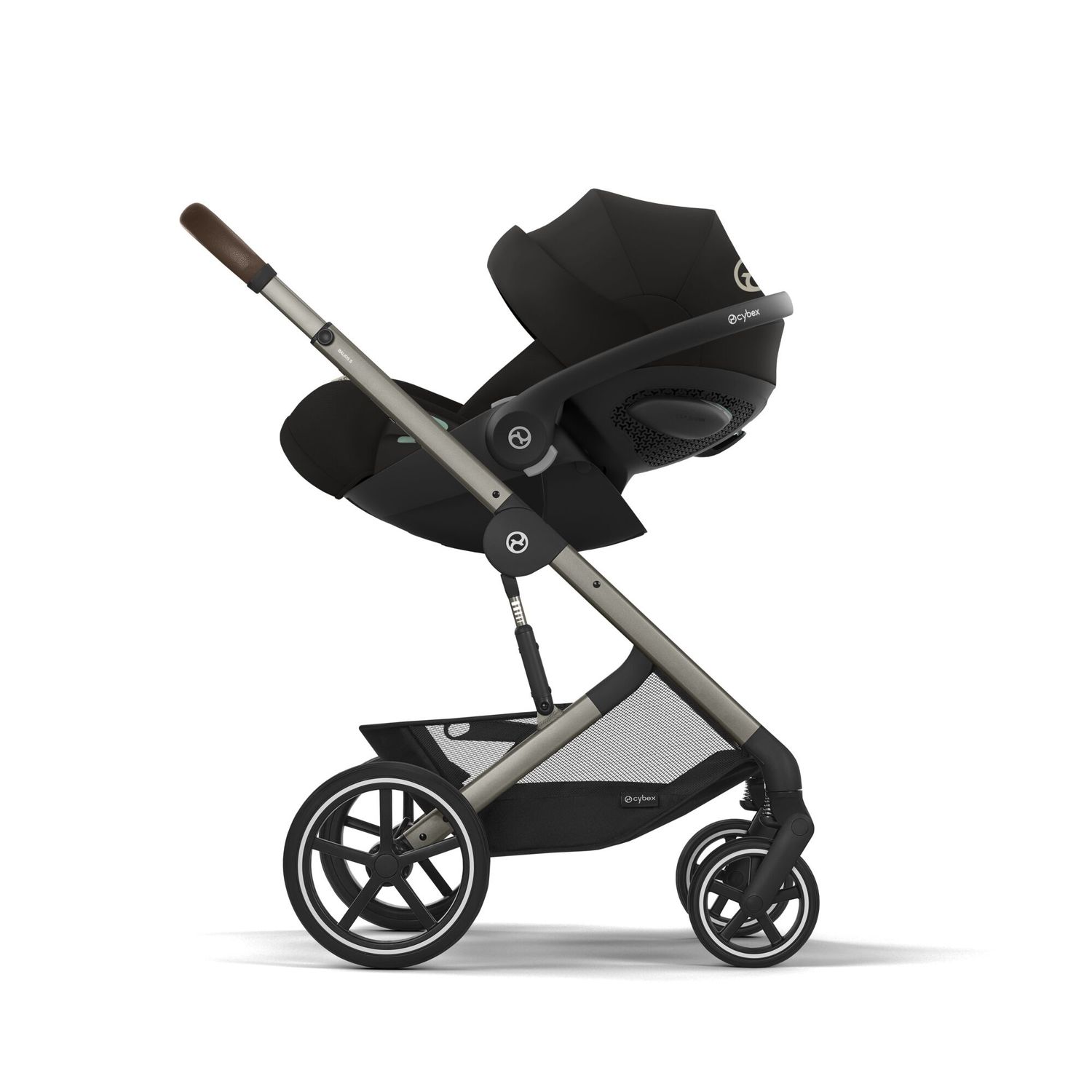 Trio balios s lux blk moon black nav cots cloudg pls blk+adatt. - cybex - Cybex