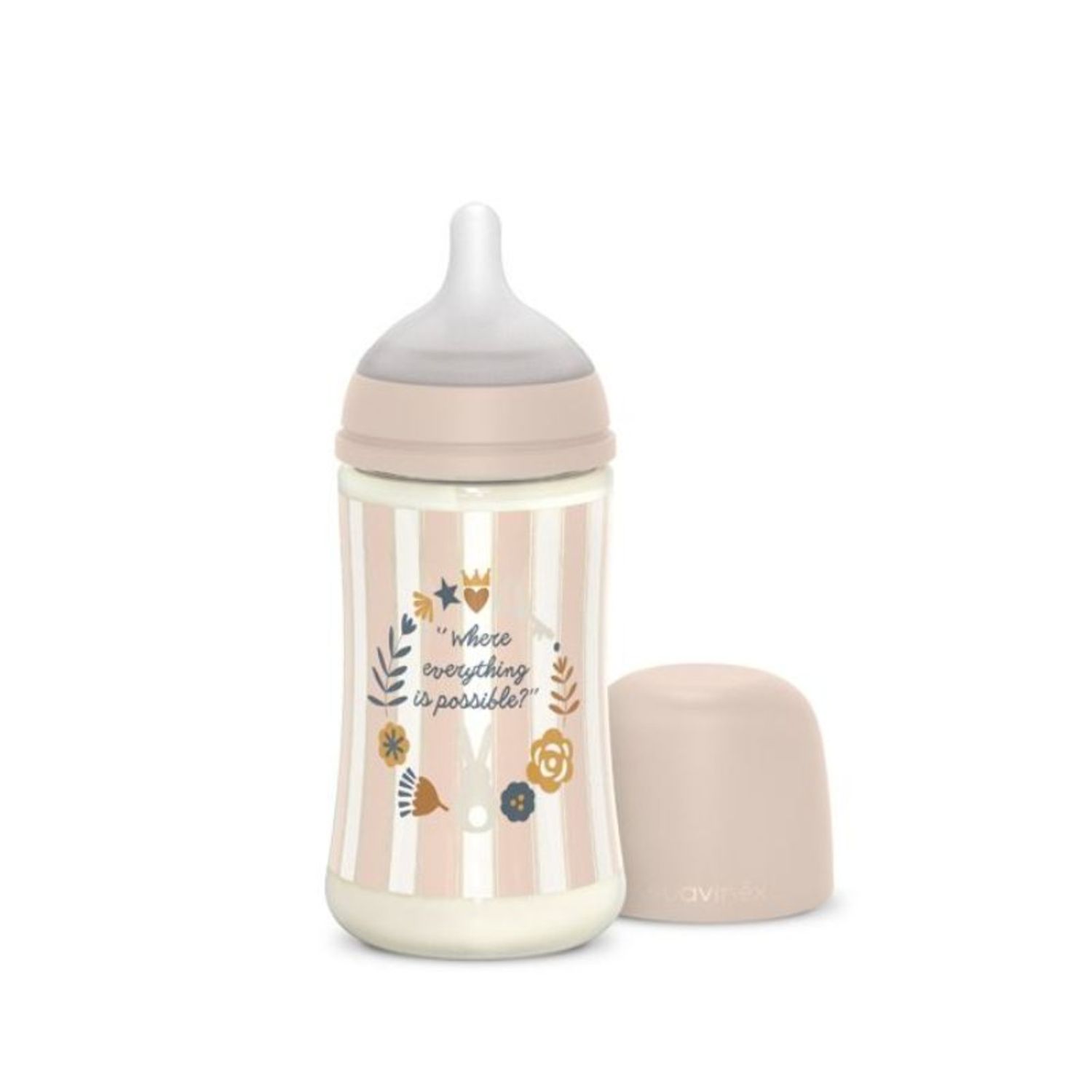 Biberon wonderland 270 ml flusso medio rosa - suavinex - Suavinex