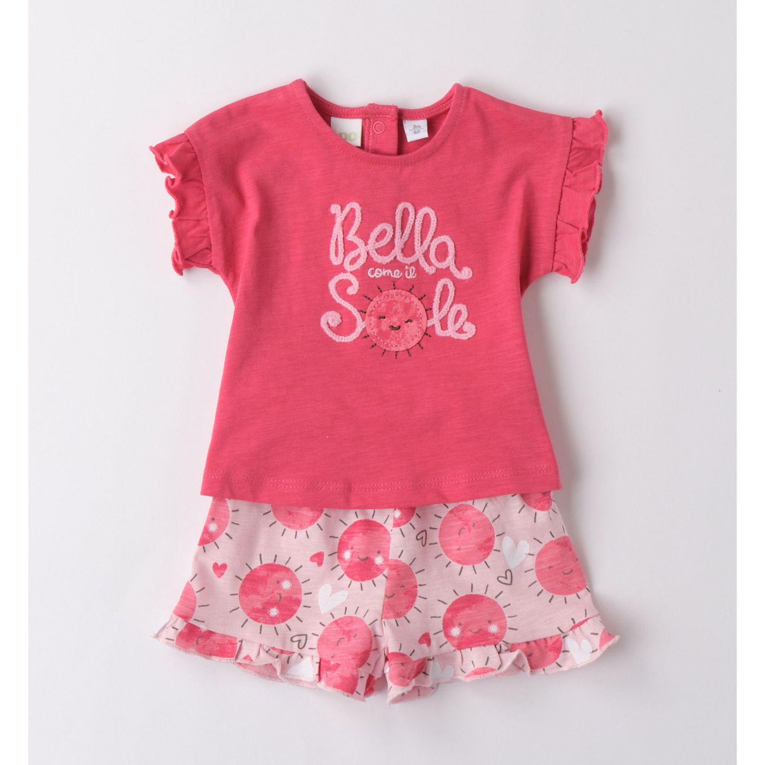 Completo corto short fantasia soli + ts con sole - IDO