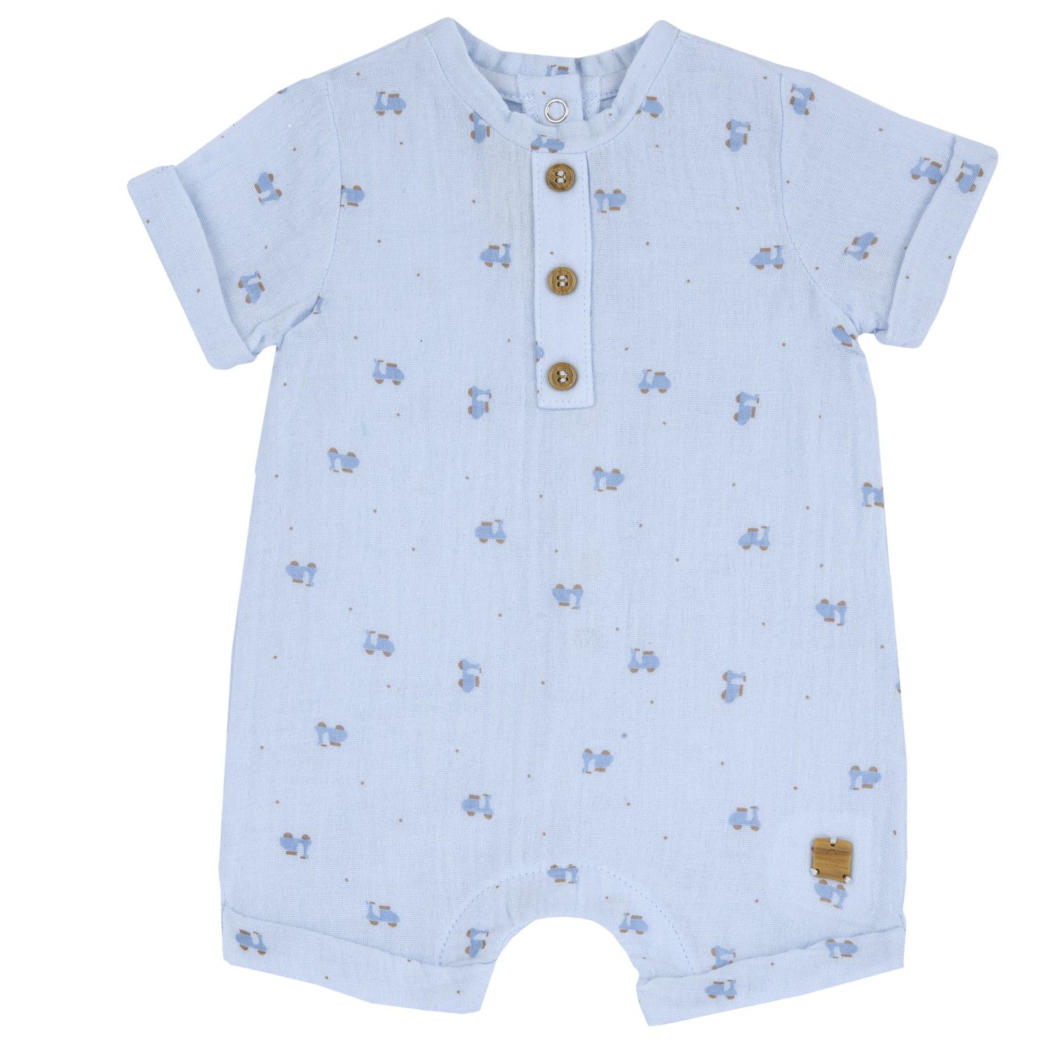 Pagliaccetto, apertura sulla schiena e a patello - Chicco