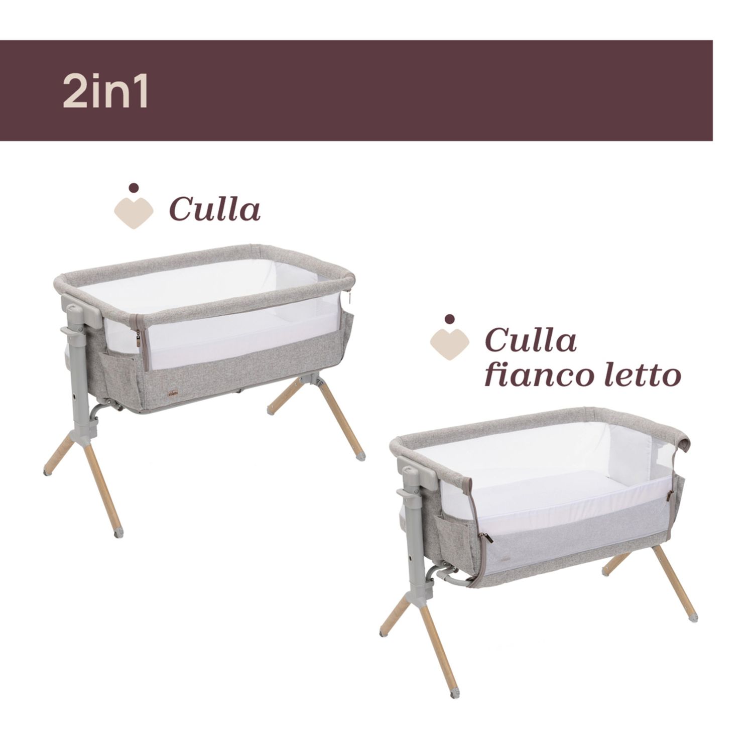 Culla next2me armonia scandinavian - chicco - Chicco