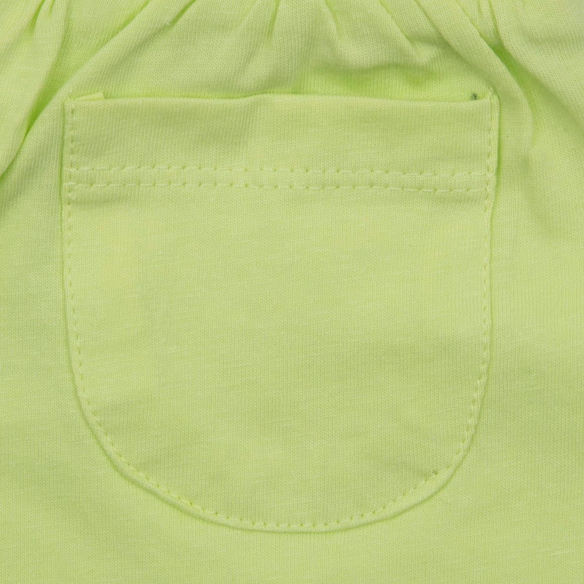 Set t-shirt + pantaloncino blu/verde shark - Mawi