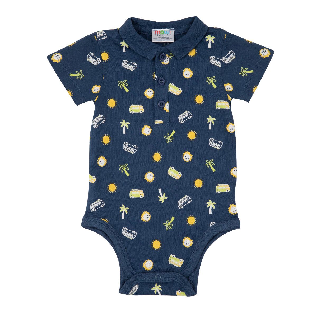 Body manica corta jersey bimbo blu - Mawi