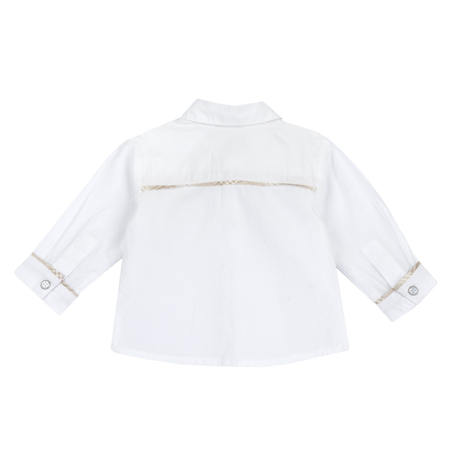 Camicia m/l con cravattino beige - Chicco