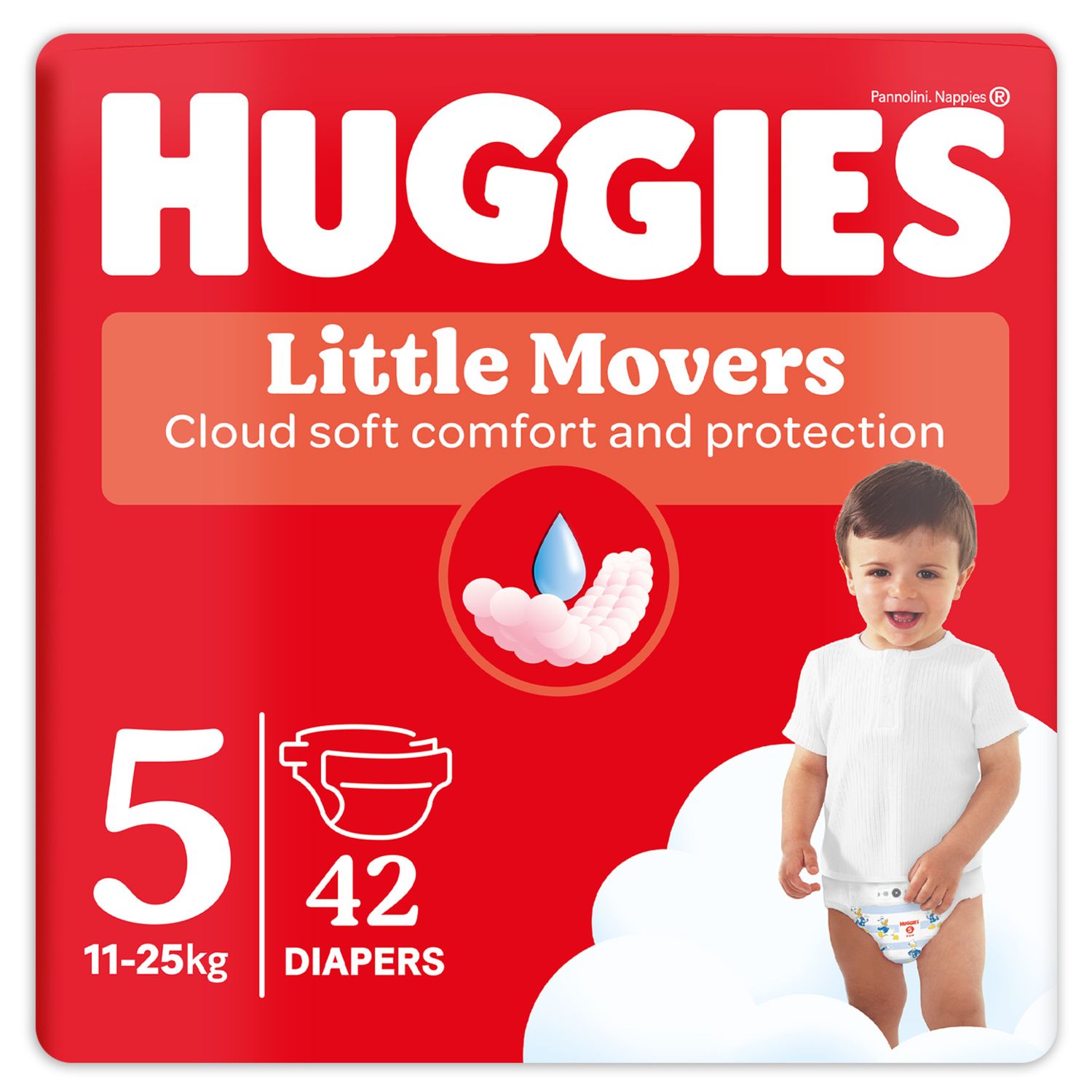 Pannolini little movers tg.5 – 42 pezzi – huggies - Huggies