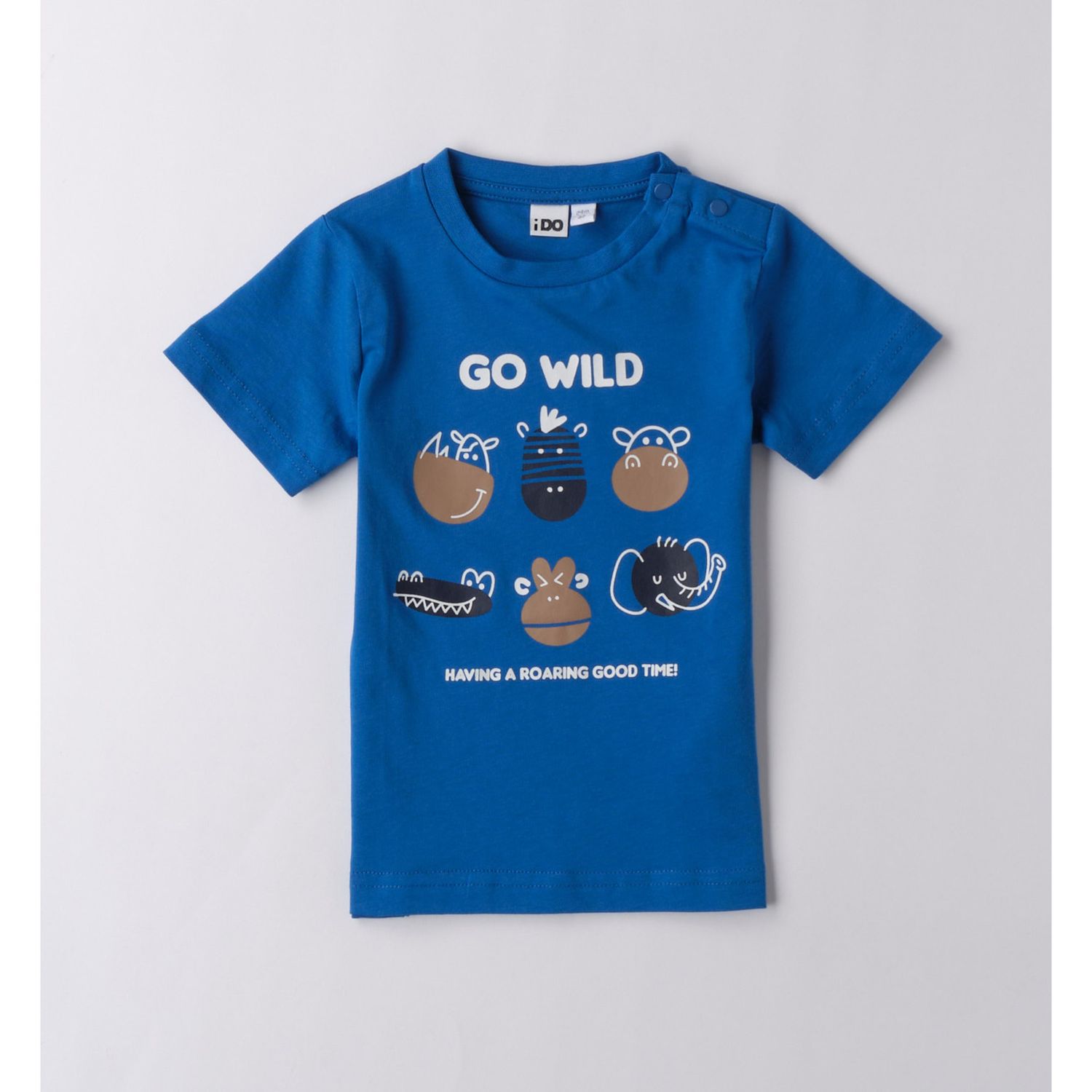 Tee shirt bianca st animali - IDO