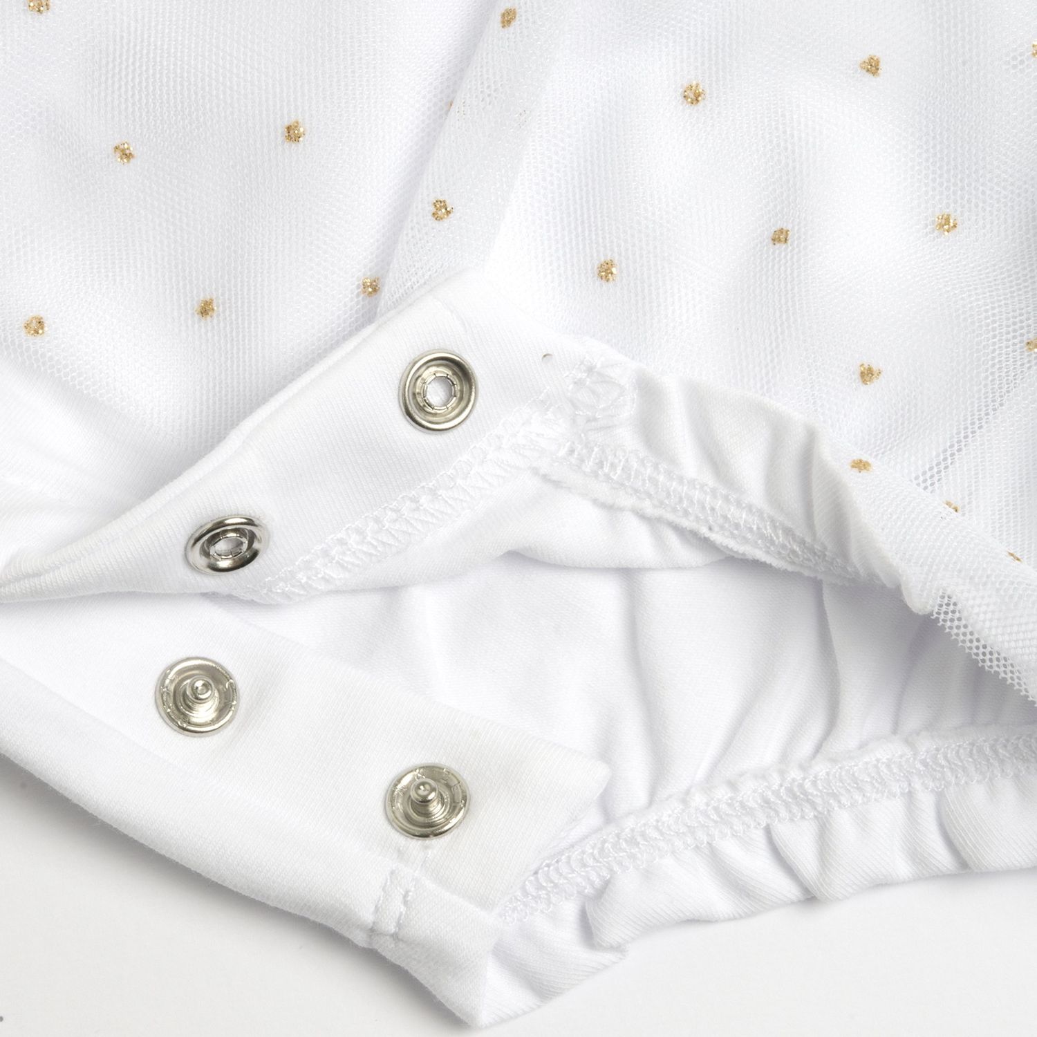 Pagliaccetto elegante, in cotone, apertura sulla schiena e a patello - Chicco