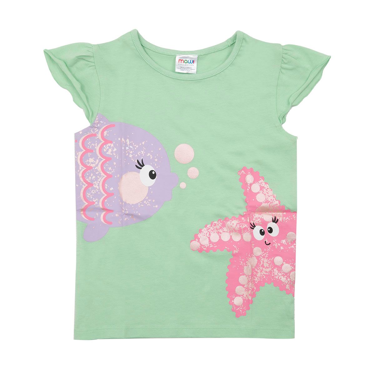 Canotta bianca bimba "magic sea" - Mawi