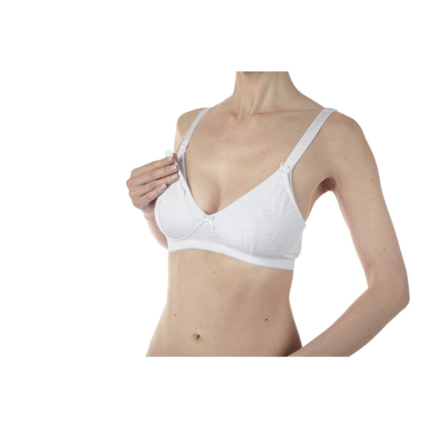 Chicco reggiseno allattamento in cotone bianco chicco - Chicco