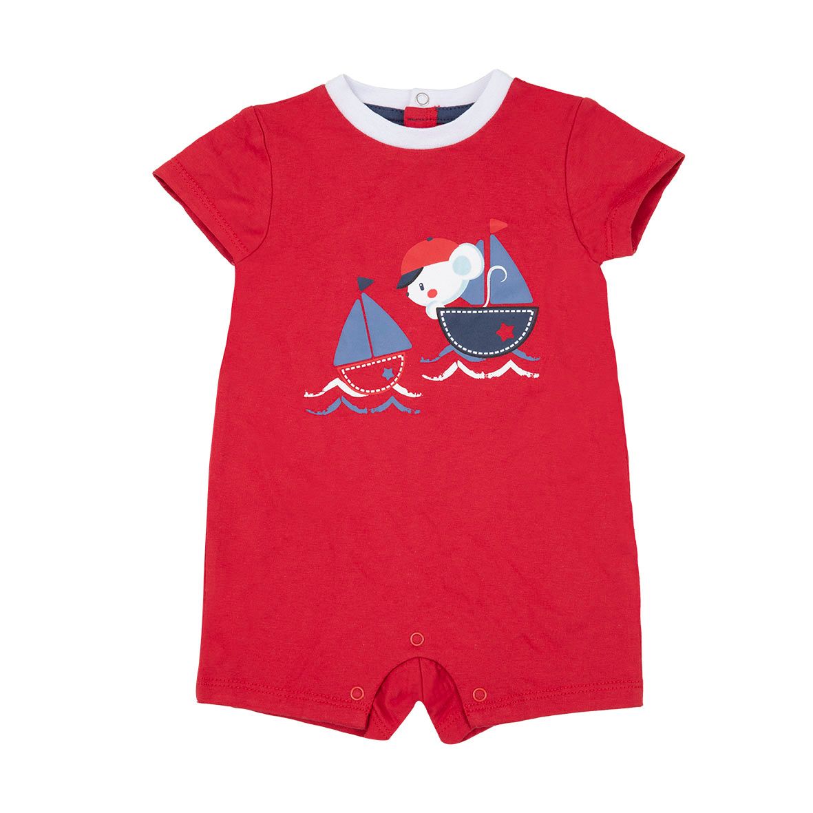 Pagliaccetto jersey bimbo rosso - Mawi