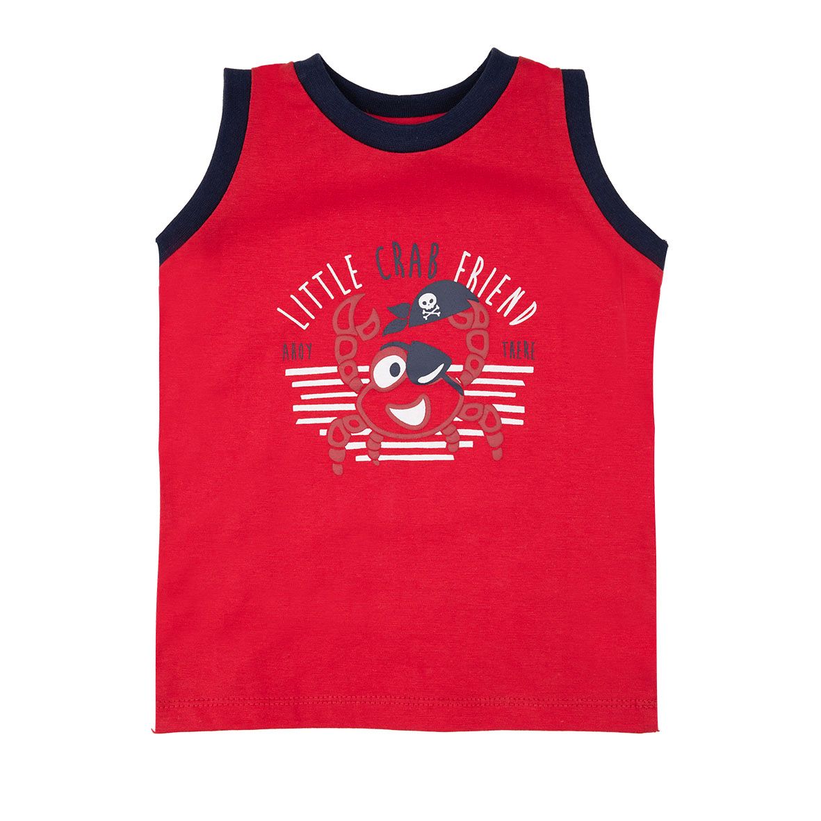 Canotta jersey rossa stampata - Mawi