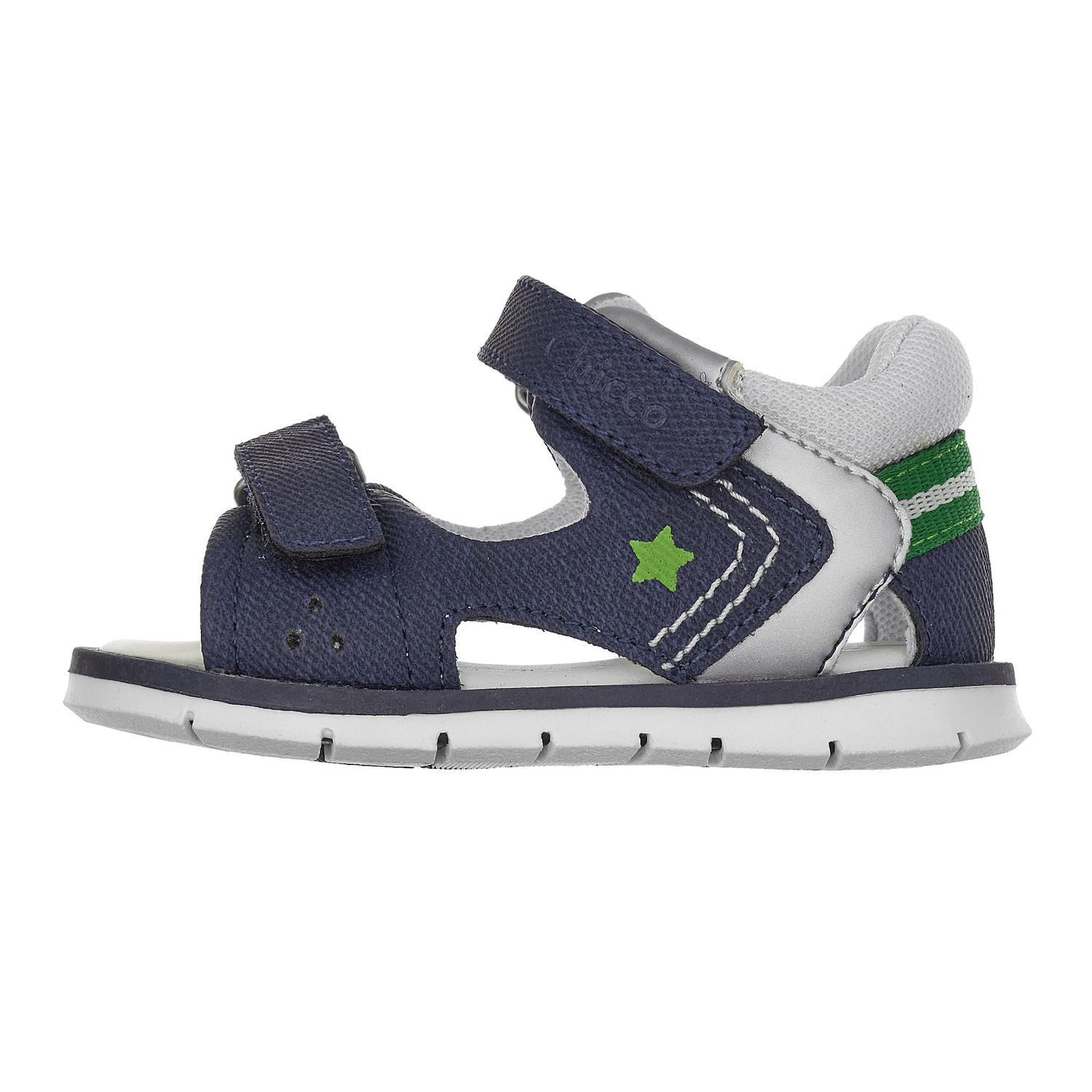 Sandalo bimbo con doppio strappo, chiuso dietro - Chicco