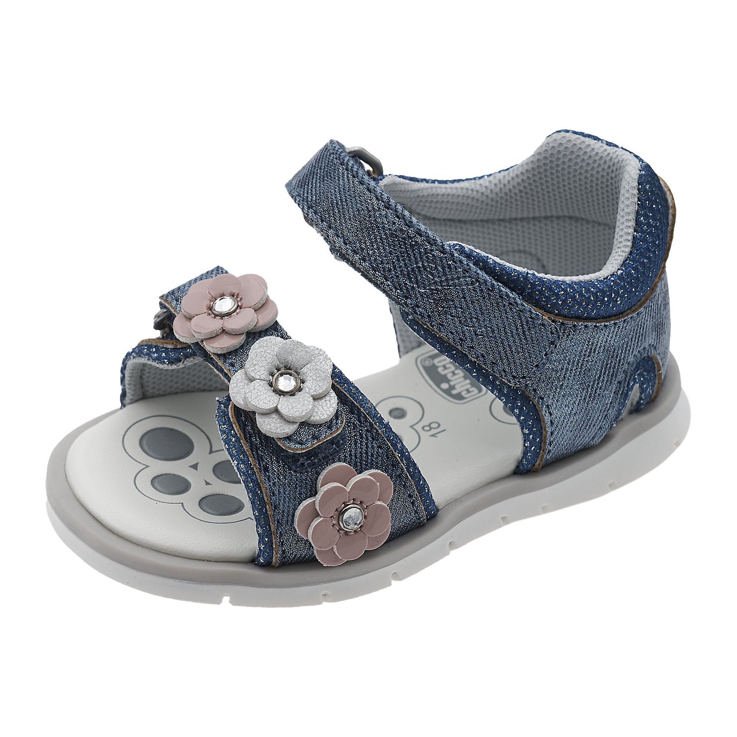 Sandalo bimba con doppio strappo - Chicco