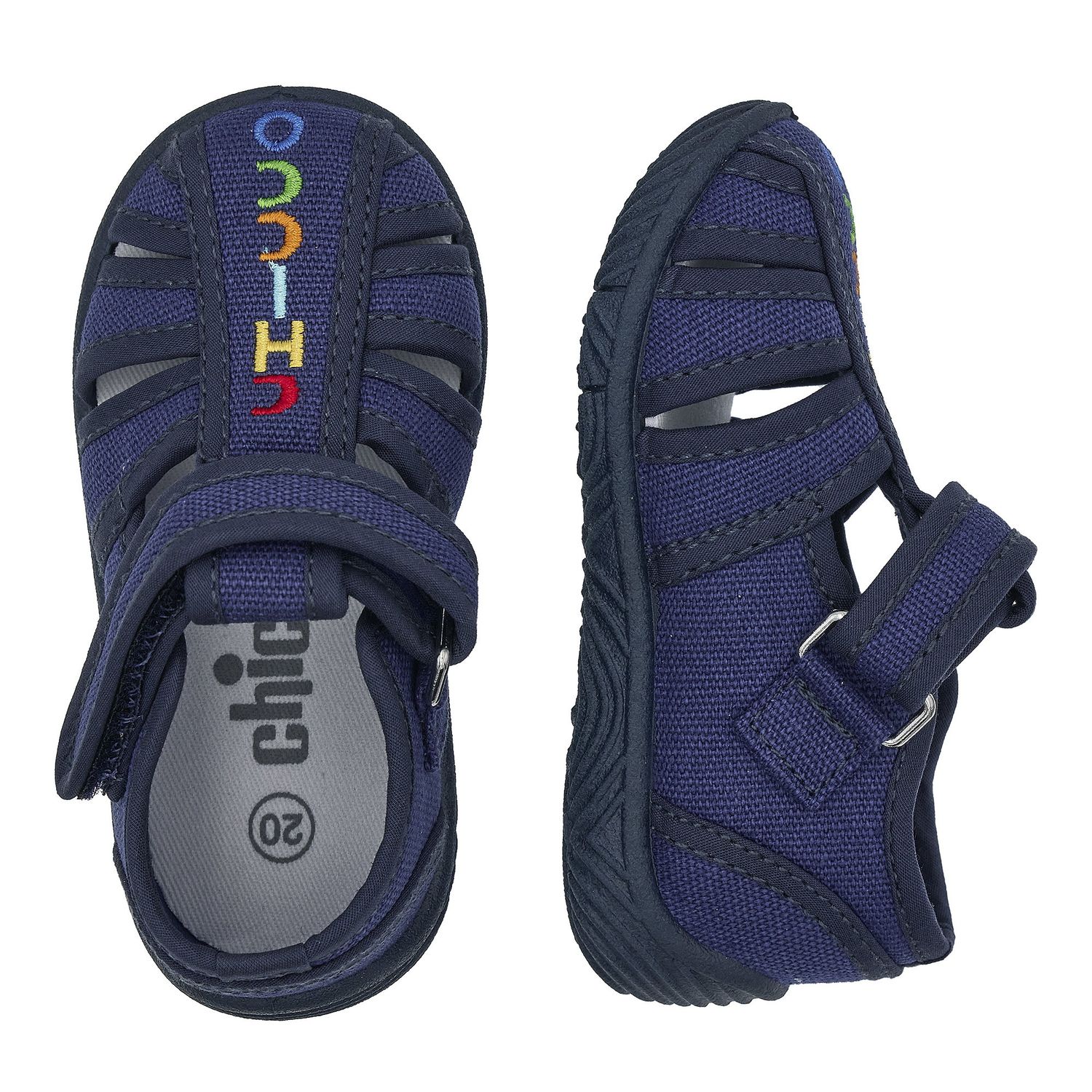 Pantofole per uso interno ed esterno casa, casa e asilo con strappo - Chicco