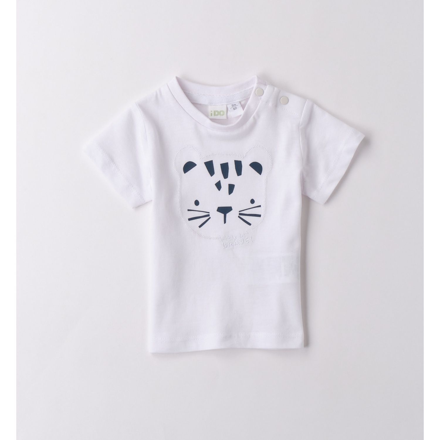 Tee shirt bianca con tigre - IDO