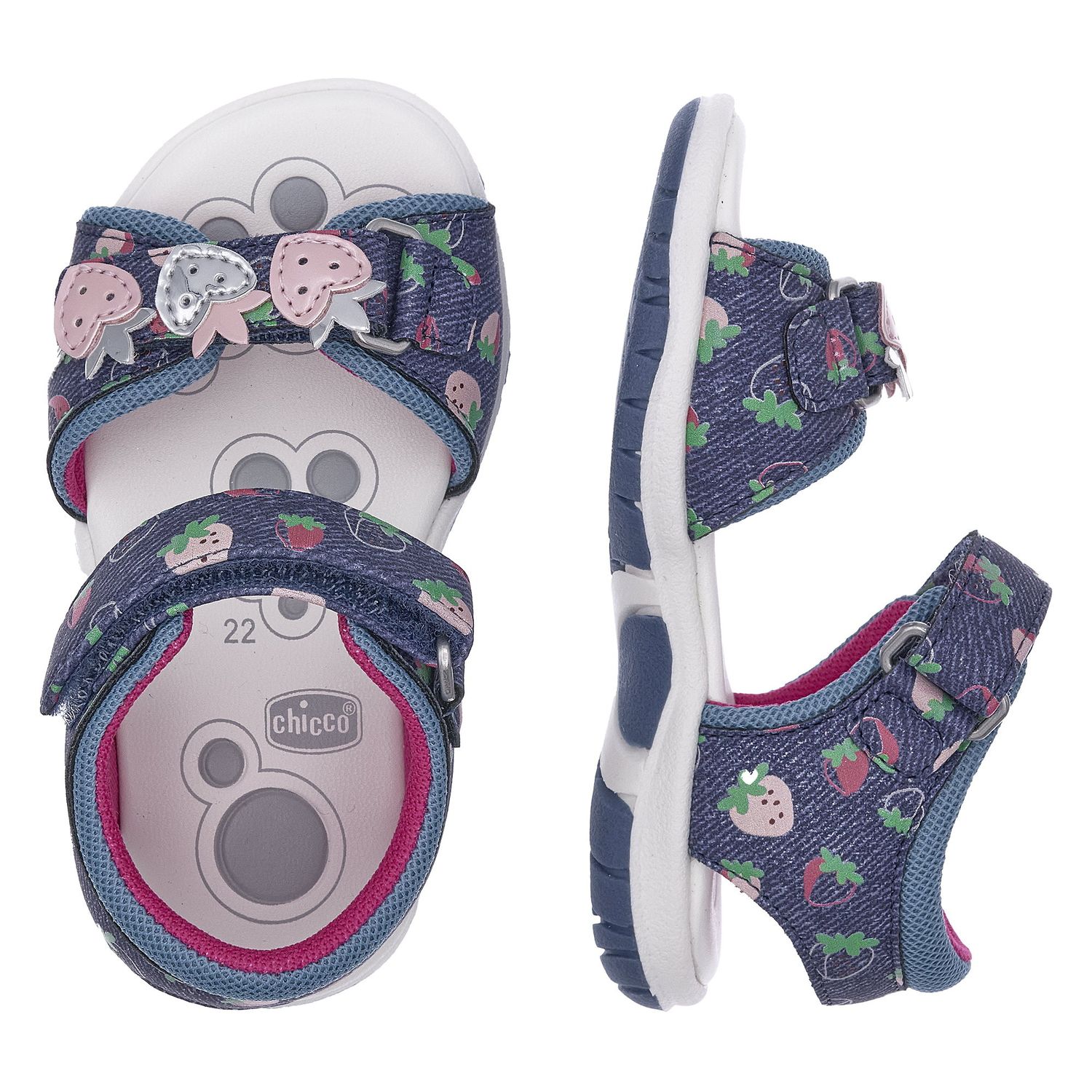 Sandalo bimba con doppio strappo - Chicco