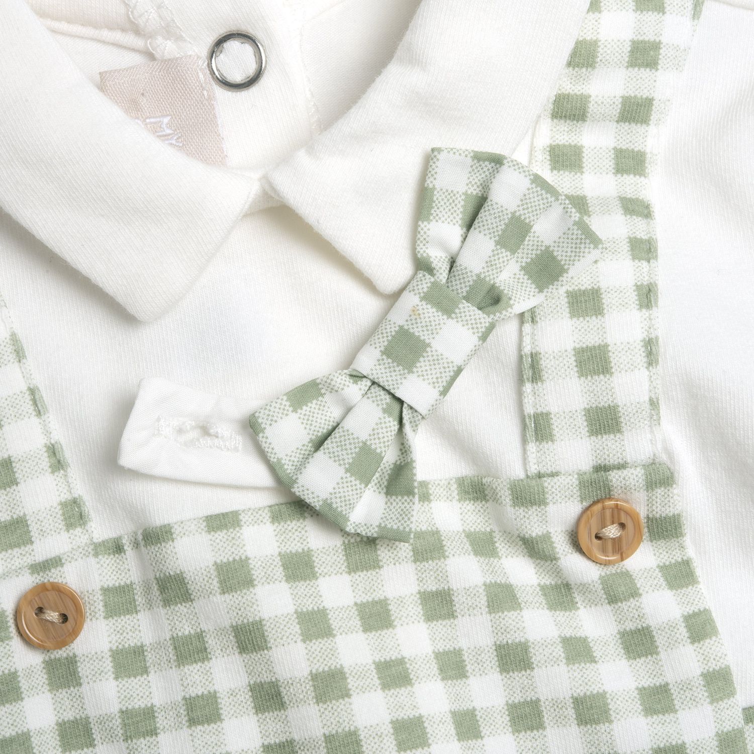 Pagliaccetto elegante, in cotone, apertura sulla schiena e a patello - Chicco